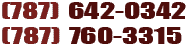 llamenos al (787) 642-0342 o al (787) 760-3315